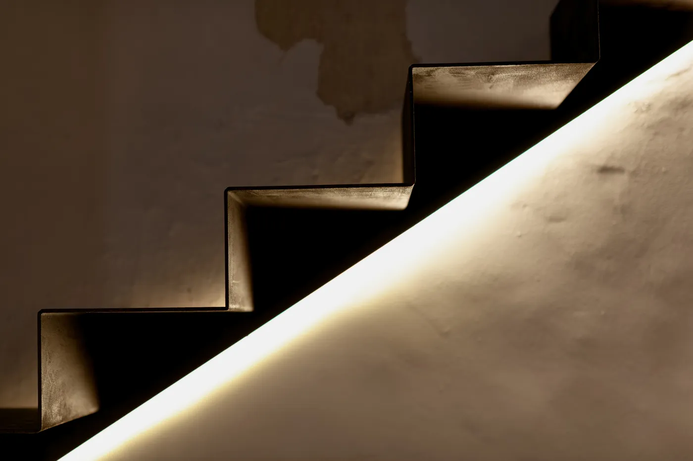 Scala in ferro forgiato